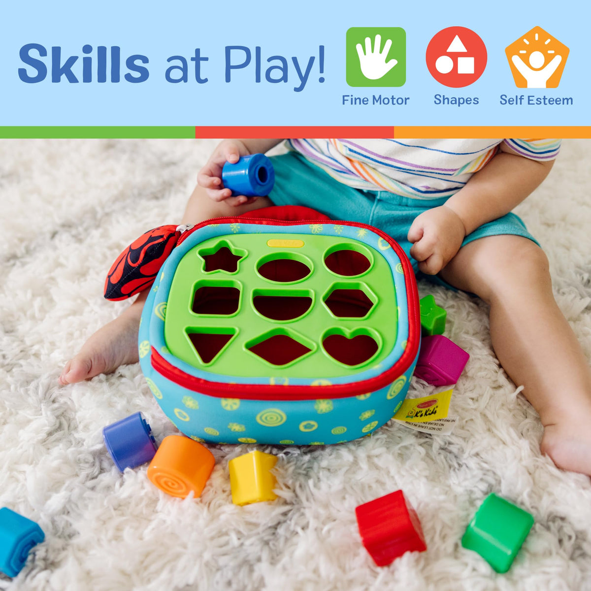Melissa & Doug built-in handle makes travel play effortless for families