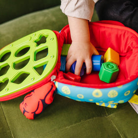 Melissa & Doug portable learning toy supports screen-free play anywhere