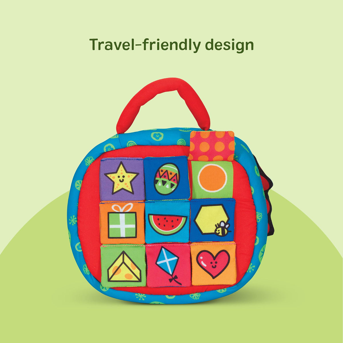 Melissa & Doug two-sided activity bag provides varied play with easy storage