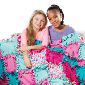 Melissa & Doug large throw measures 3.5 by 5 feet.