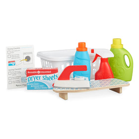 Melissa & Doug spray bottle for water-based role play and measure-safe spraying.