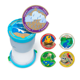 Melissa & Doug Let’s Explore lantern provides birds and owl soundscapes for nature play.
