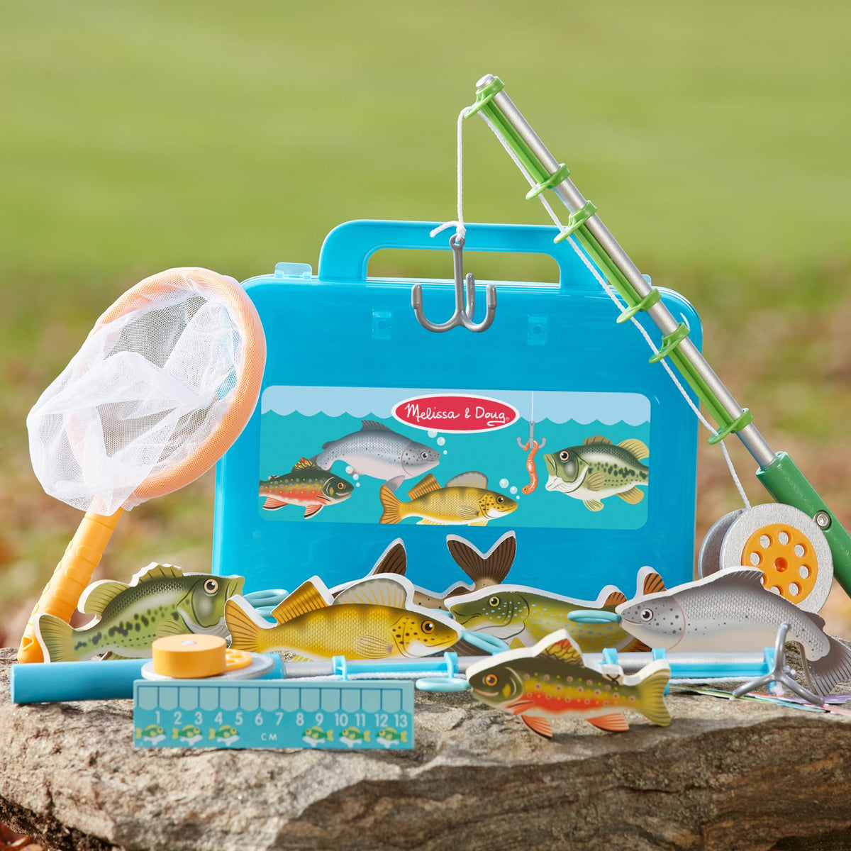 Melissa & Doug Lets Explore measuring ruler for pretend catches
