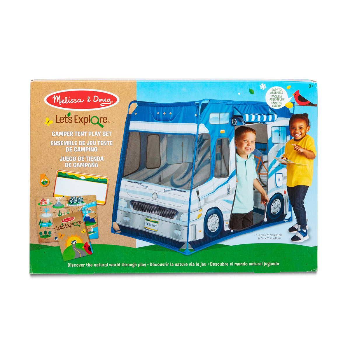 Melissa & Doug Let’s Explore removable license plate personalizes play scenes