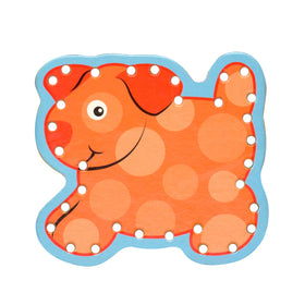 Melissa & Doug cards feature upper and lower case labels for tracing