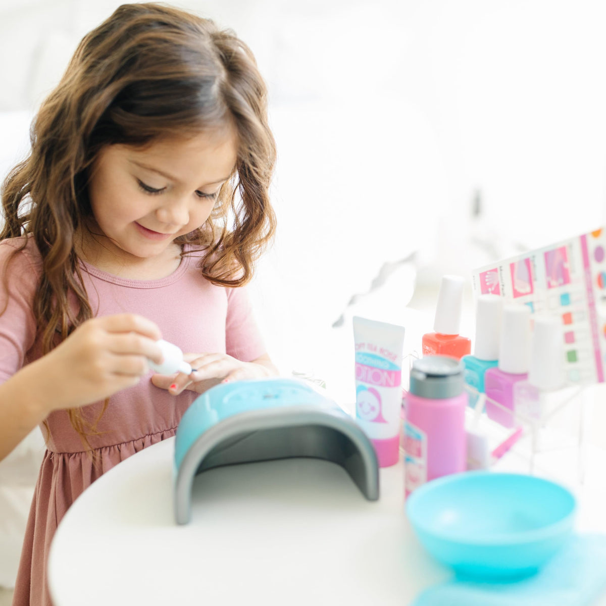 Melissa and Doug Love Your Look buffer and lotion tube for smooth pretend nails.