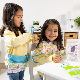 Melissa & Doug Love Your Look cape enables kids to role play as customers in spa scenes