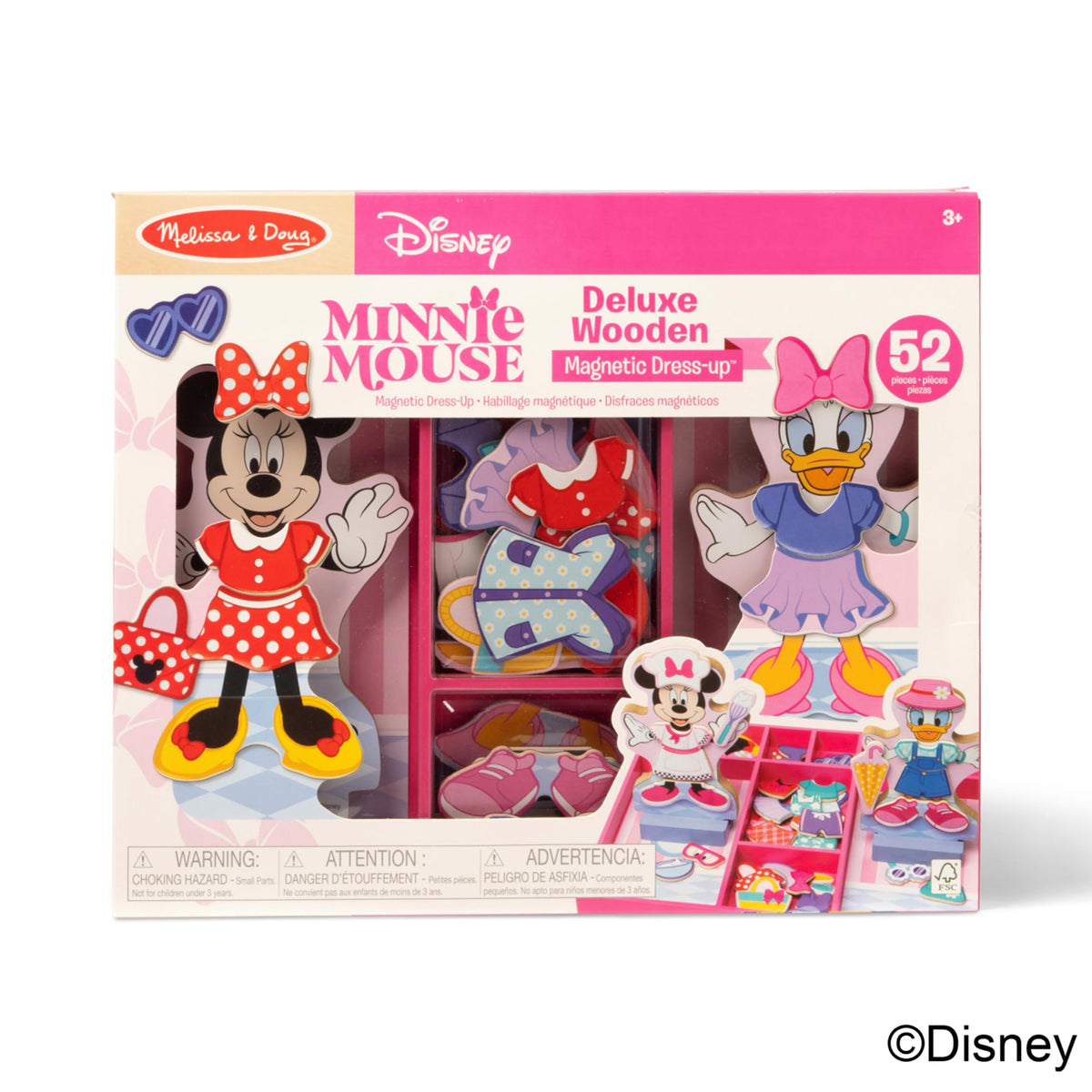 Melissa & Doug magnetic dress-up clothing pieces for endless outfit mixing.
