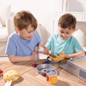 Melissa & Doug Make and Bake pies fabric fillings create cozy, hands-on pie assembly experiences