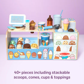 Melissa and Doug magnetic menu board helps kids stage orders.