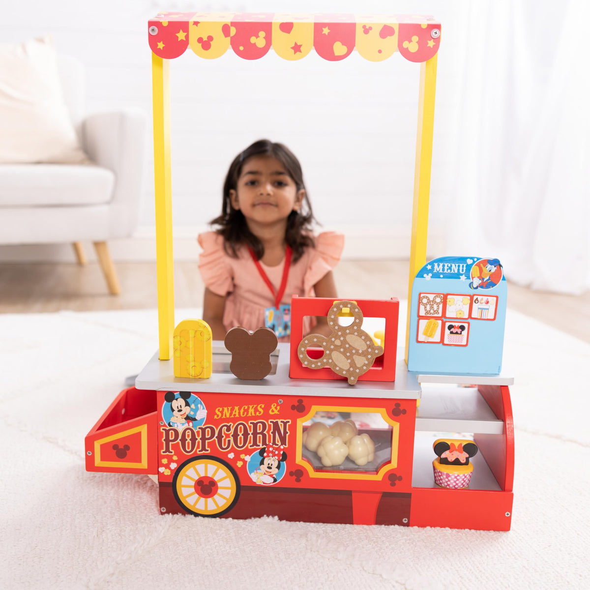 Melissa and Doug Mickey Mouse pretzel hanger for interactive display of hanging treats