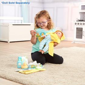 Melissa & Doug bathtime soap bottle and dish for pretend baths with dolls