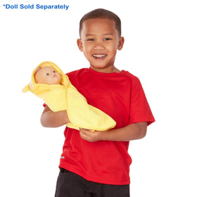 Melissa & Doug bird-shaped comb helps detangle toy hair during changing