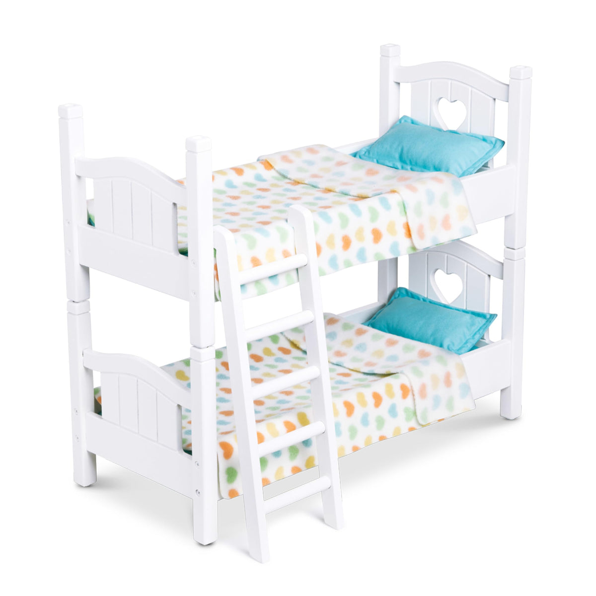 Melissa & Doug Mine to Love bunk bed dolls-18-inch ready for cozy pretend sleepovers