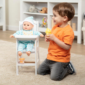 Melissa & Doug Mine to Love compatibility enhances coordinated dollhouse play.