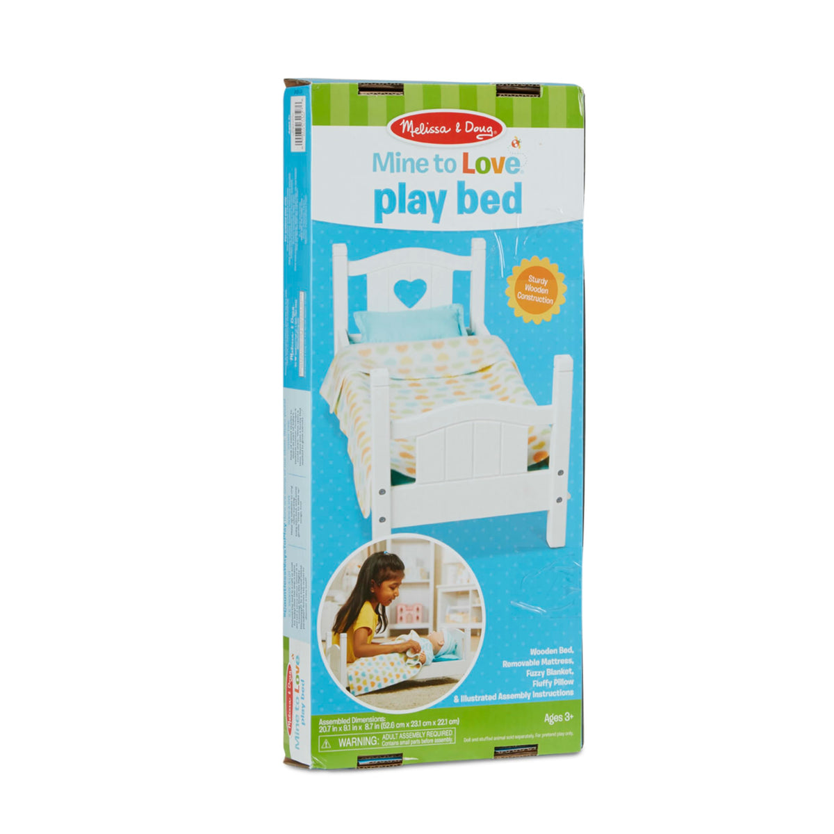 Coordinating Mine to Love furniture with Melissa & Doug play bed