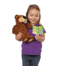Mine to Love three hanging toys on the gym for interactive play