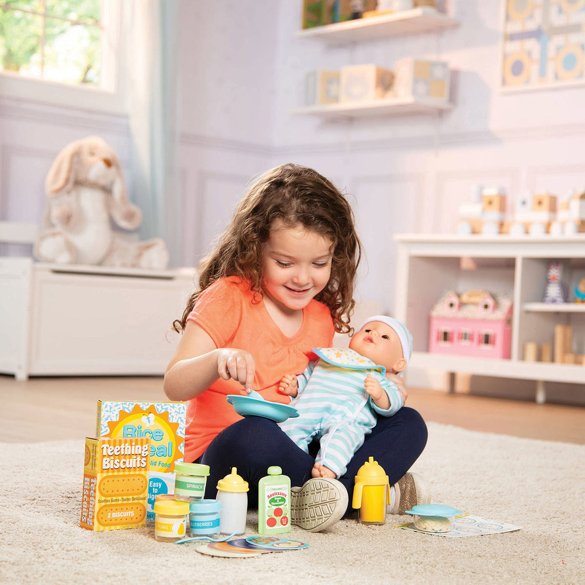 Melissa & Doug Mine to Love sippy cup for dolls—easy-grip pretend drink