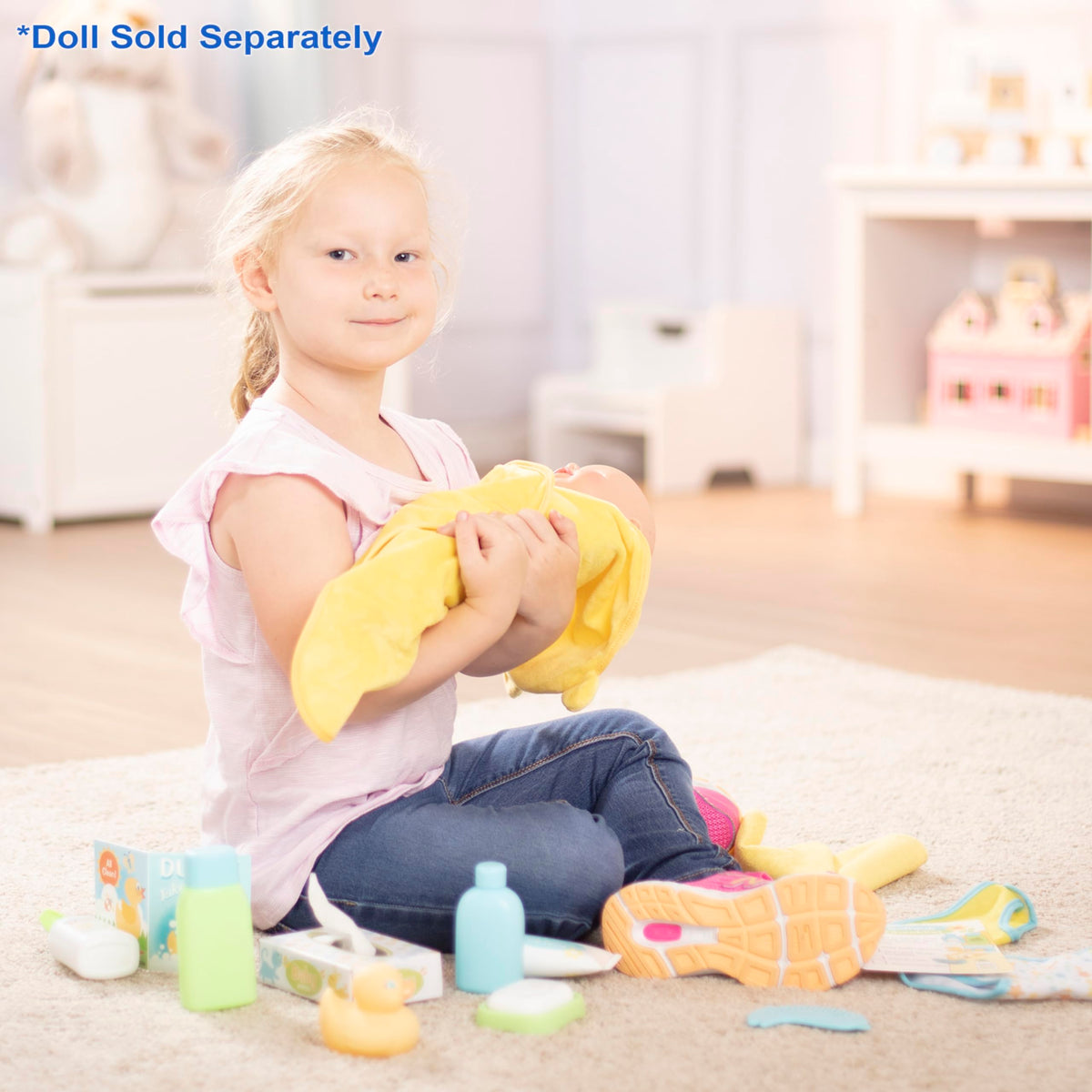 Melissa & Doug ointment tube supports role-play skincare for dolls