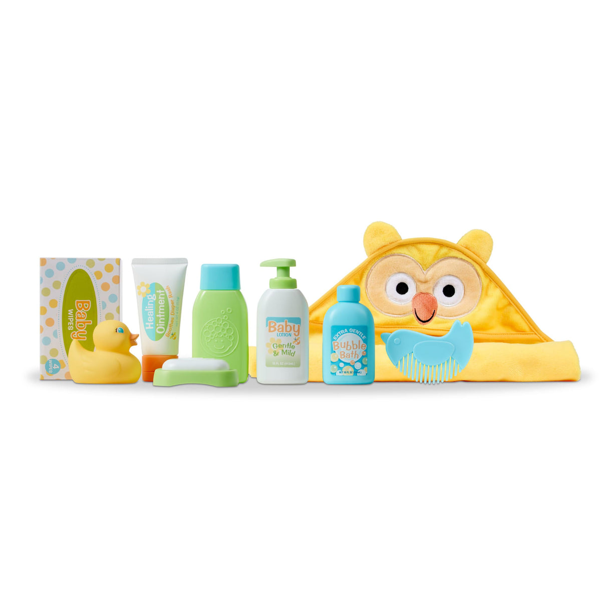 Melissa & Doug rubber duck adds authentic bathtime fun for dolls