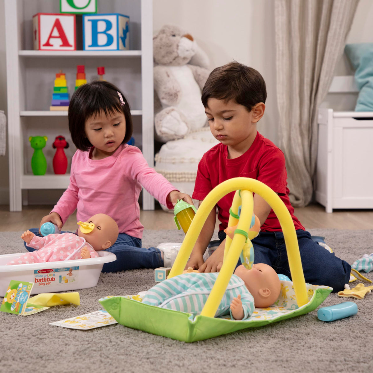 Mine to Love textured ball adds tactile exploration during play