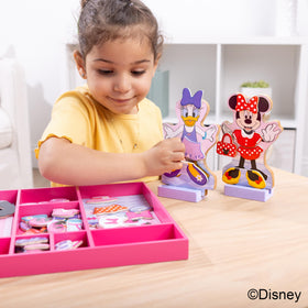 Minnie and Daisy stands provide stable pretend-play setup for creativity.