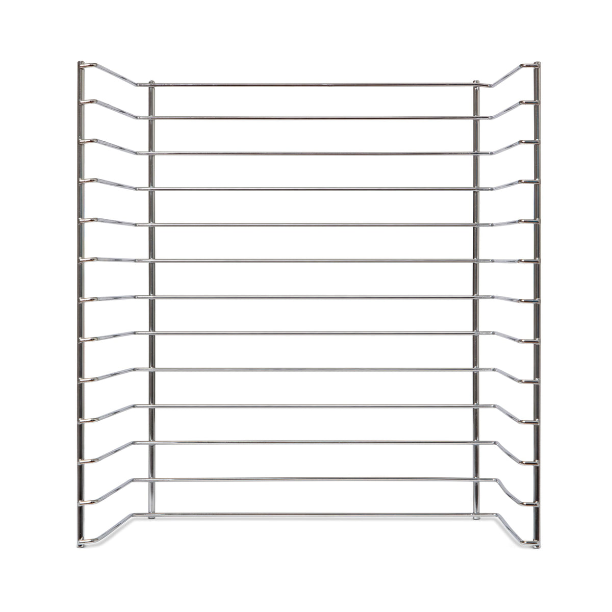 Melissa & Doug multi-fit rack front view shows tidy puzzle storage