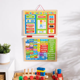 Melissa & Doug calendar promotes screen-free, hands-on play for kids.