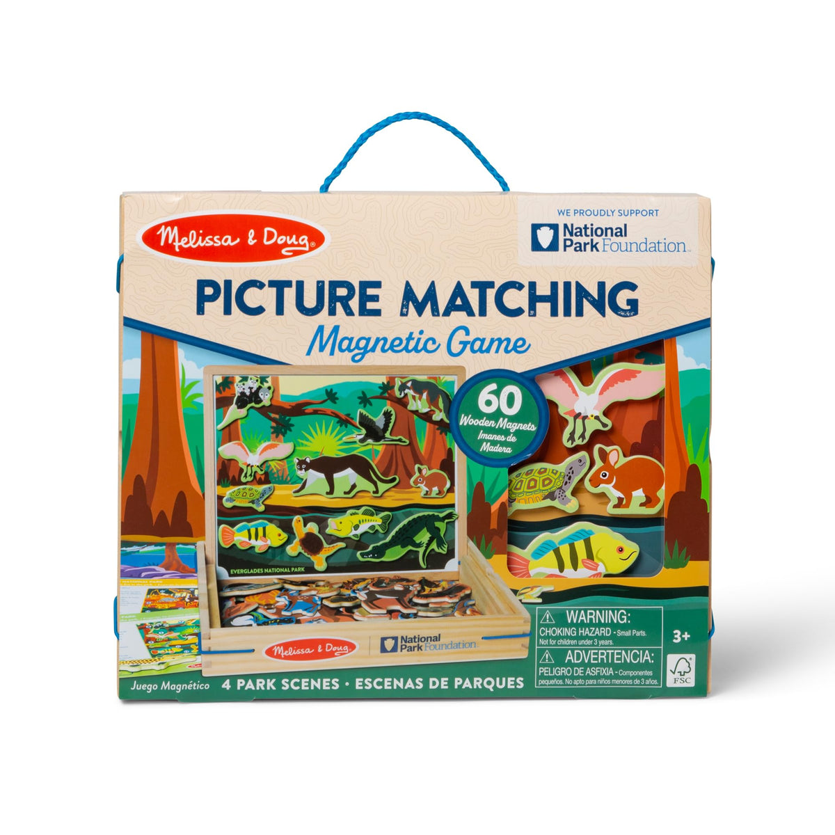 Melissa & Doug National Parks ID cards bilingual guides support language learning