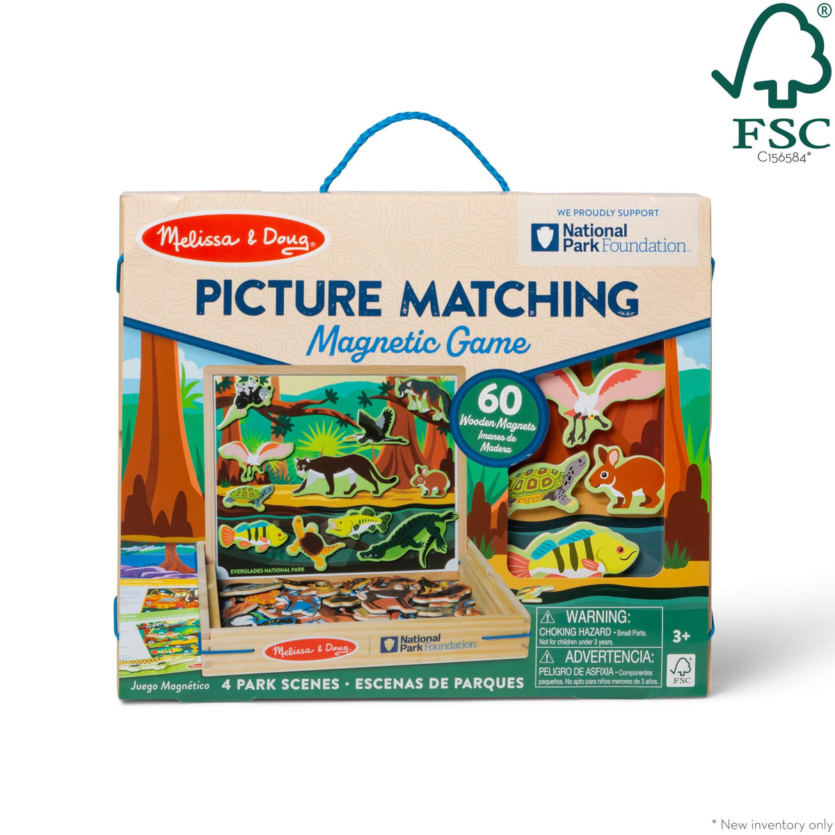 Melissa & Doug National Parks scene cards two sided backdrops spark stories