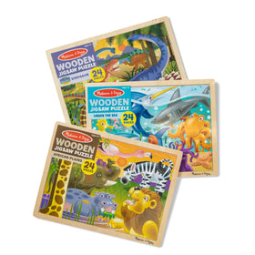 Melissa & Doug ocean puzzle scene vibrant undersea adventure for kids