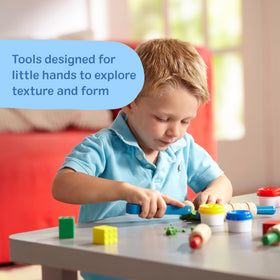 Melissa & Doug patterned molds and wheels encourage imaginative sculpting projects
