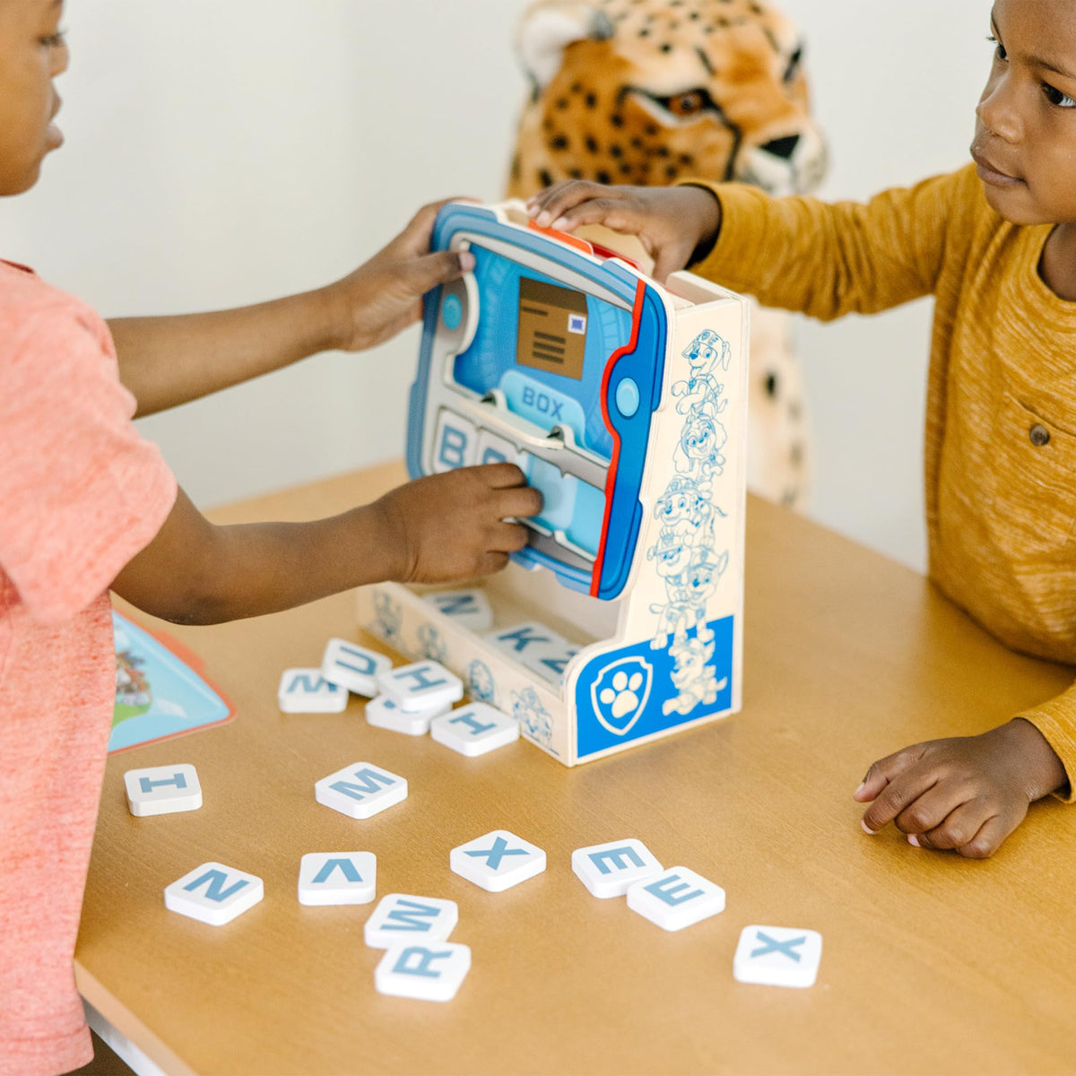Kids engage in educational play with PAW Patrol See & Spell
