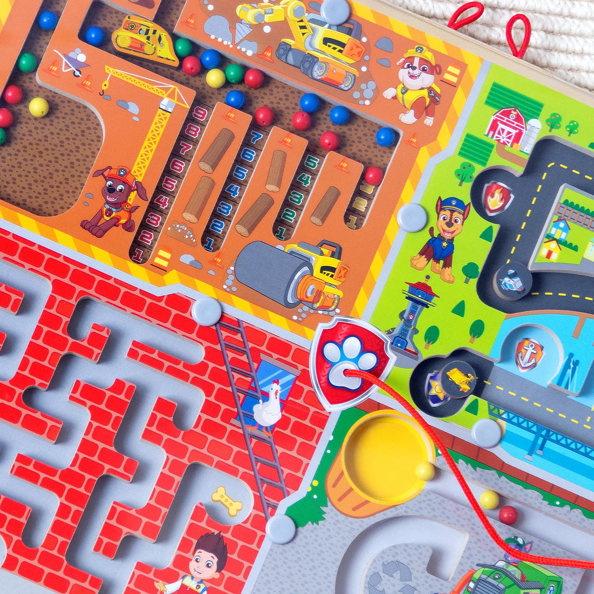 Paw Patrol Firehouse Fun maze offers engaging screen-free play