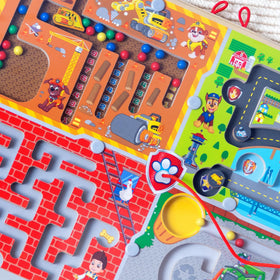 Paw Patrol Firehouse Fun maze offers engaging screen-free play