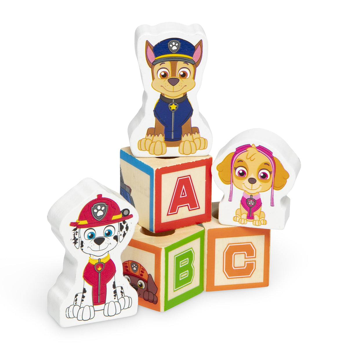 Gift-ready PAW Patrol block truck that appeals to preschoolers and caregivers.