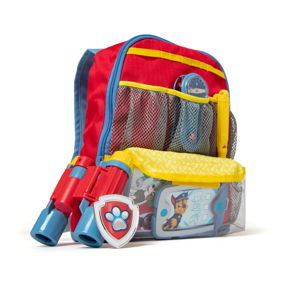 Melissa & Doug Paw Patrol Pup Pack Backpack, front view, ideal for organized pretend play on the go.