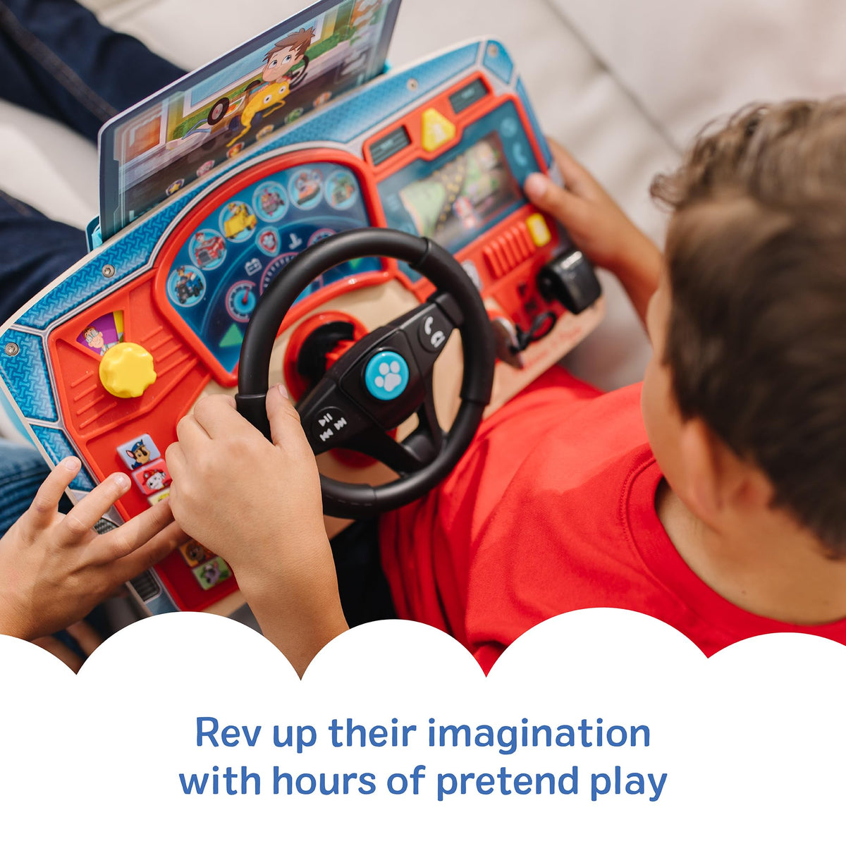 PAW Patrol dashboard buttons and lights for interactive role play