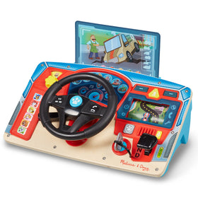Melissa and Doug PAW Patrol Rescue Dashboard steering wheel for immersive pretend driving