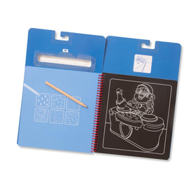 Paw Patrol Scratch Art color reveal engages young creators.
