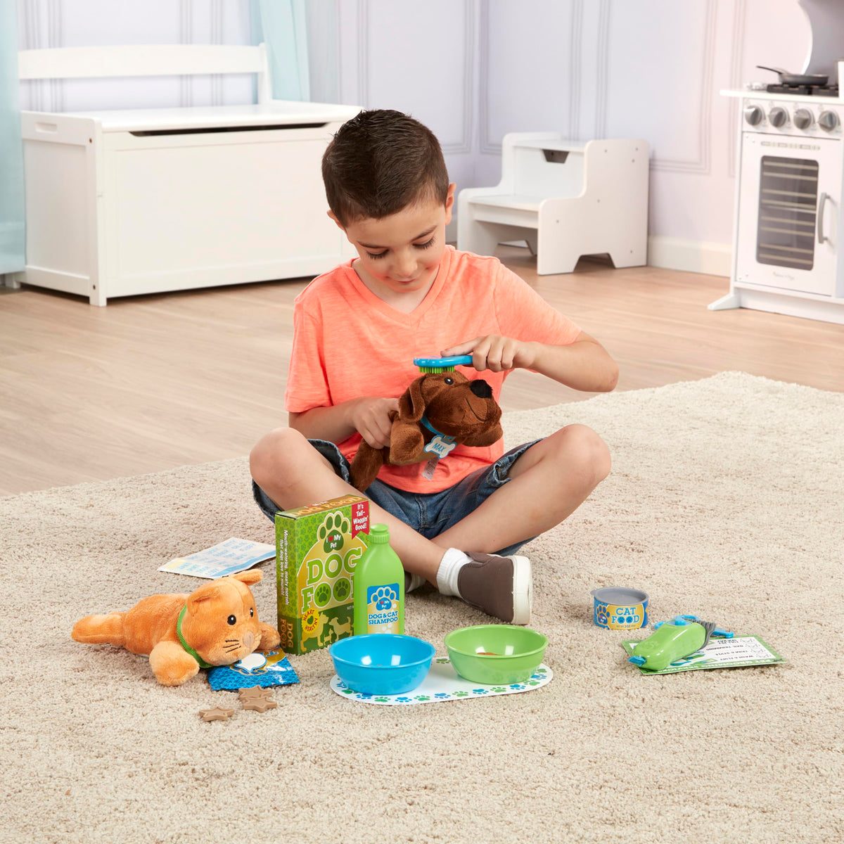 Melissa & Doug vibrating clippers simulate grooming sessions without real tools
