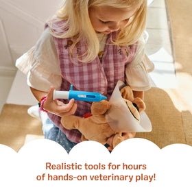 Melissa and Doug pet vet ear scope aids plush animal examinations.