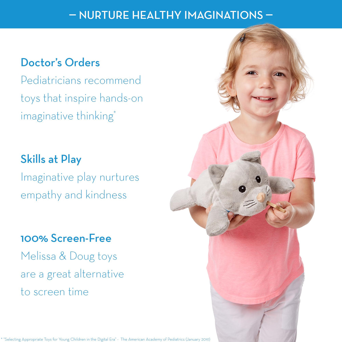 Melissa and Doug reusable checklist organizes pretend visits and treatments.