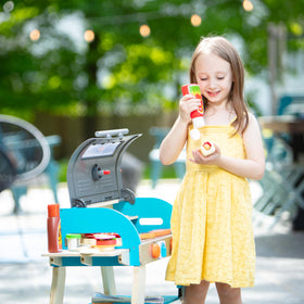 Melissa & Doug pizza oven with felt toppings for customizable pretend meals