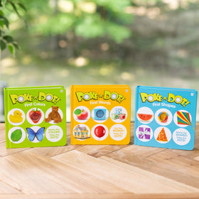 Melissa & Doug Poke-a-Dot First Colors: brown bear adds tactile pop play to colors