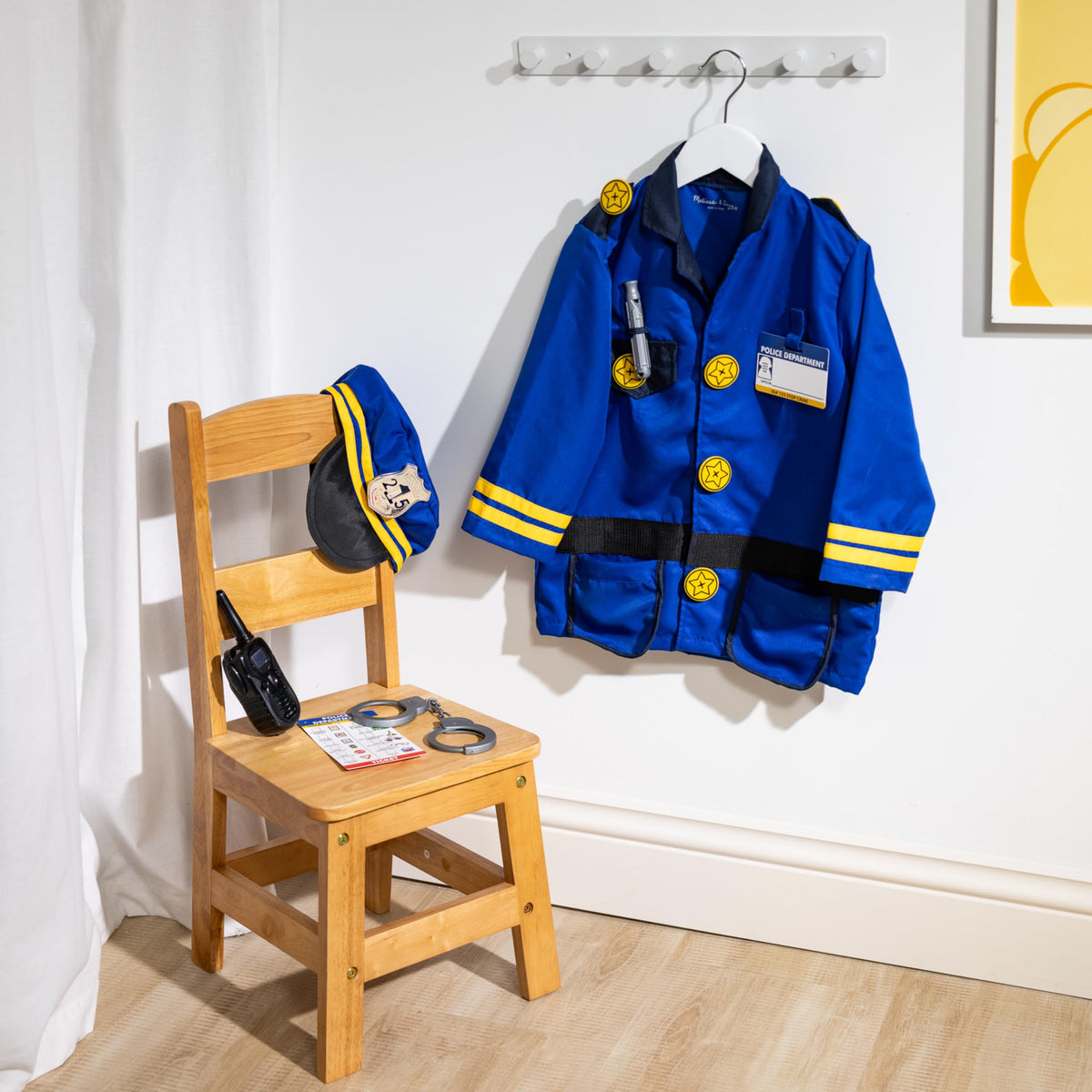 Melissa & Doug Police dress-up ensemble for versatile pretend play across themes