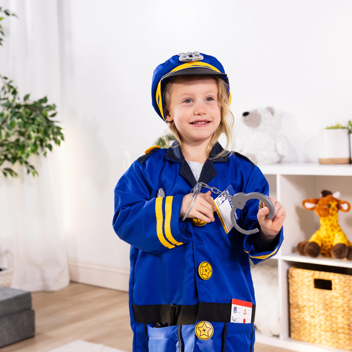 Melissa & Doug Police handcuffs for safe, imaginative crime-fighting play