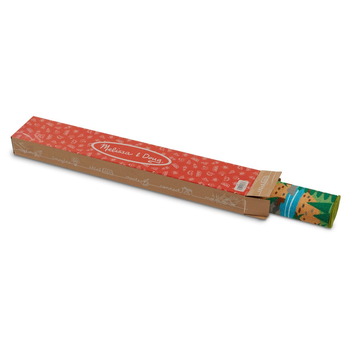 Melissa and Doug cave scene on rug fuels adventures.