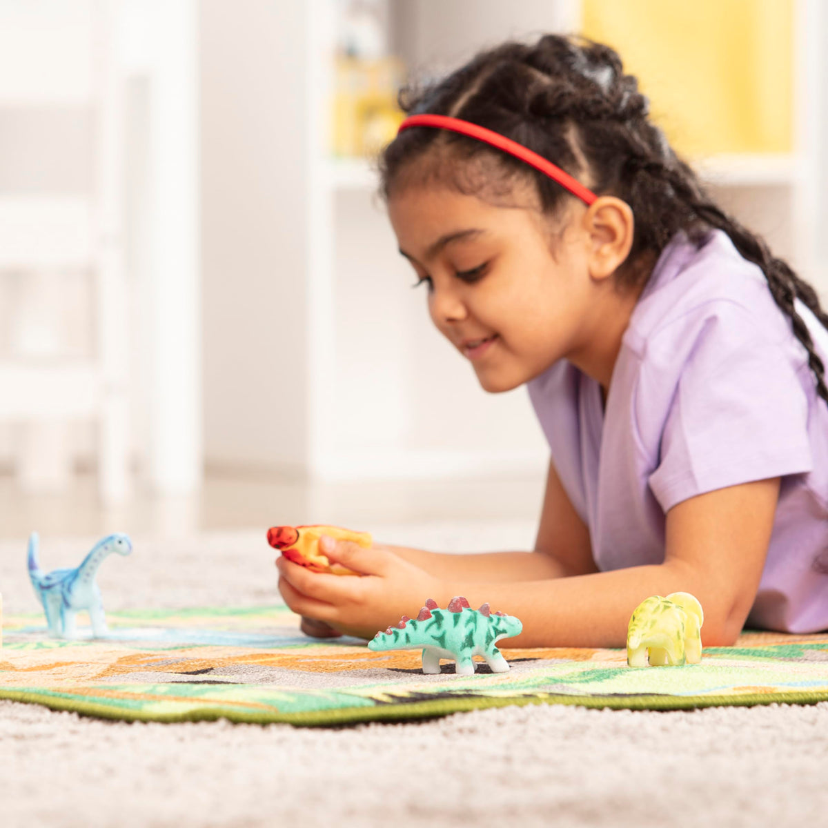 Melissa and Doug T rex figure adds action-packed play moments.