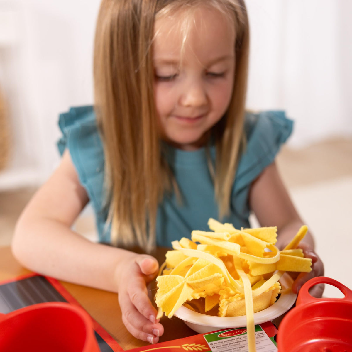 Melissa & Doug bowl and fork complete a pretend dining experience